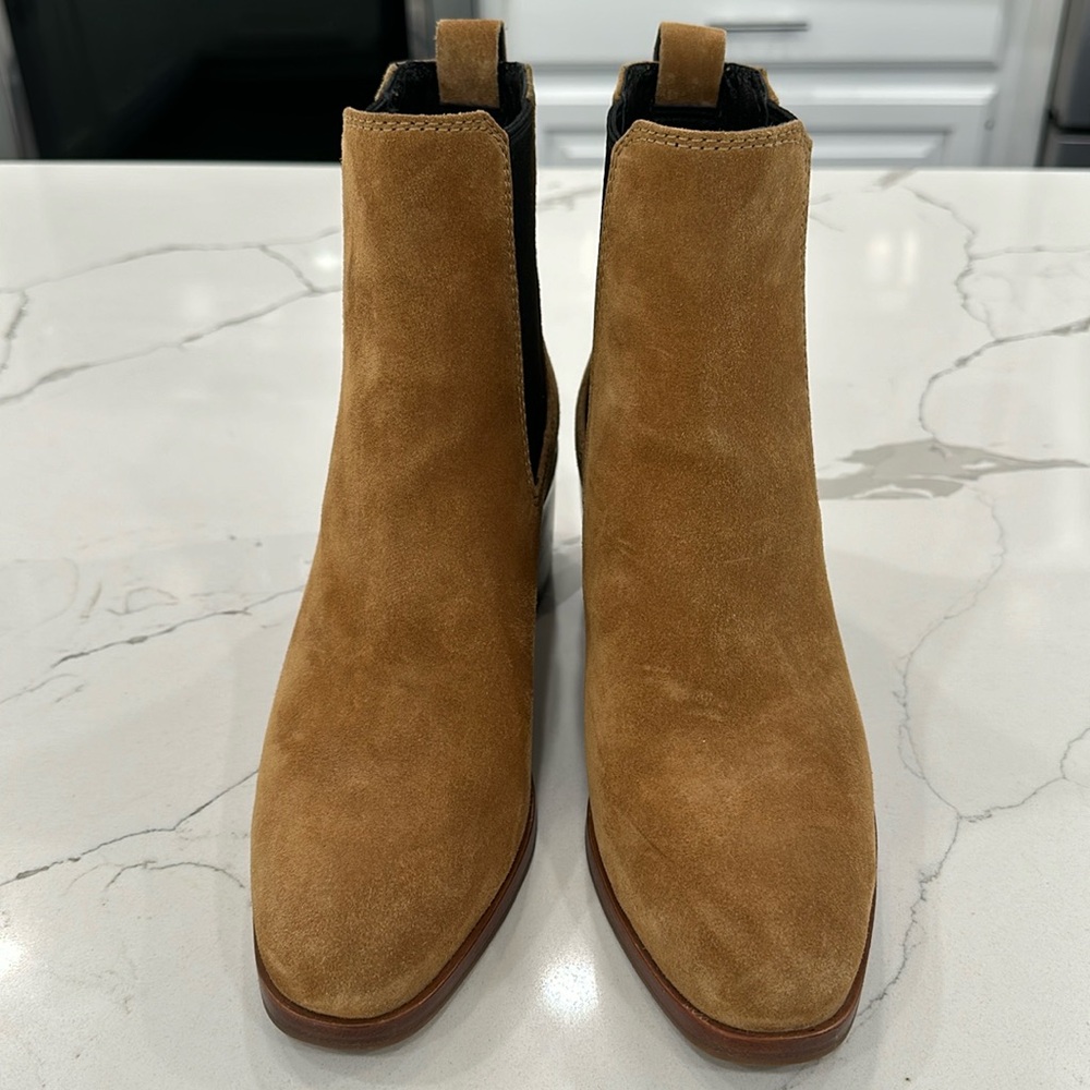 Rag & Bone Tan Suede Ankle Boot, Size 7.5, New No Tags